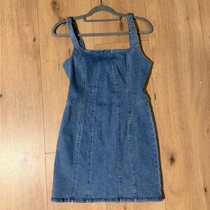 Signature8 Blue Denim Mini Dress